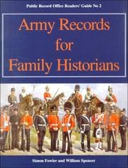 Tapa de Army Records for Family History (Public Record Office Readers' Guide No 2)