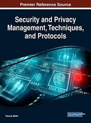 Tapa de Security and Privacy Management, Techniques, and Protocols
