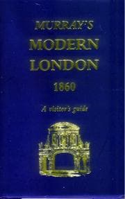 Tapa de Murray's Modern London 1860