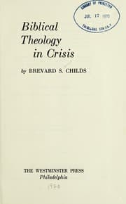Tapa de Biblical Theology in Crisis