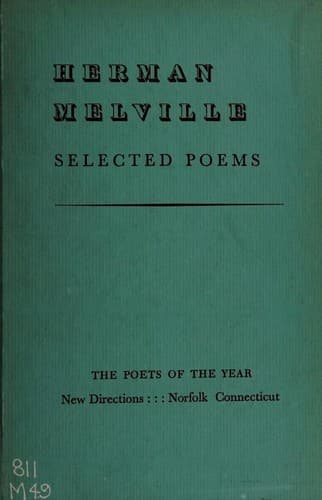 Tapa de Selected Poems