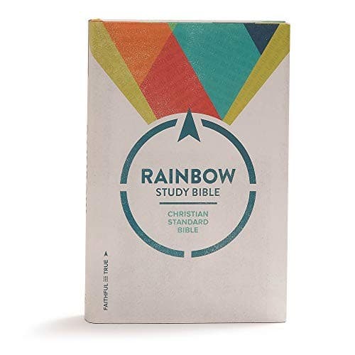 Tapa de CSB Rainbow Study Bible, Hardcover