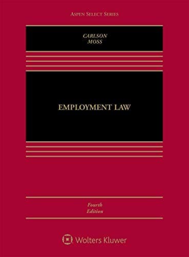 Tapa de Employment Law