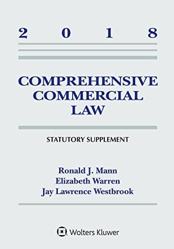Tapa de Comprehensive Commercial Law 2018
