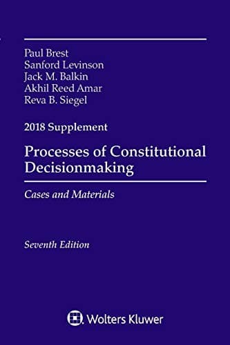 Tapa de Processes of Constitutional Decisionmaking