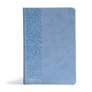 Tapa de CSB courage Devotional Bible, Blue LeatherTouch