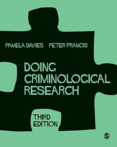Tapa de Doing Criminological Research