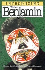Tapa de Introducing Walter Benjamin