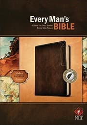 Tapa de Every Man's Bible NLT, Deluxe Explorer Edition