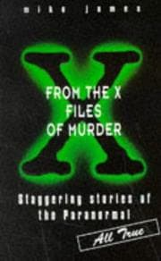 Tapa de From the X Files of Murder