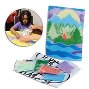Tapa de Vacation Bible School 2018 Rolling River Rampage River Sand Art Craft Kit