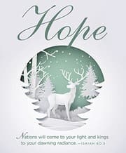 Tapa de Hope Paper Art Advent Bulletin, Large