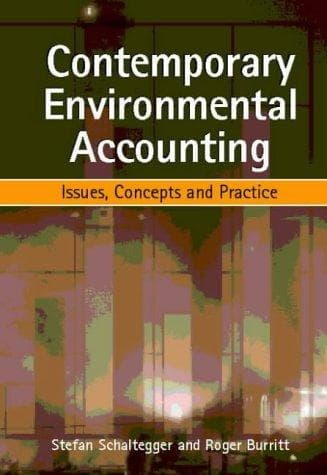 Tapa de Contemporary Environmental Accounting
