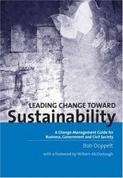 Tapa de Leading Change Toward Sustainability