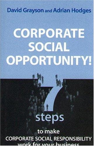 Tapa de Corporate social opportunity!