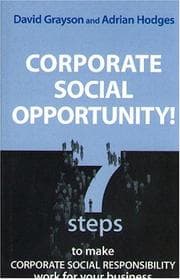 Tapa de Corporate social opportunity!