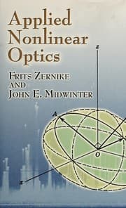 Tapa de Applied nonlinear optics [by] Frits Zernike and John E. Midwinter