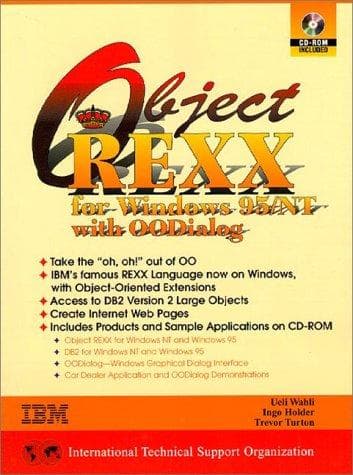 Tapa de Object REXX for Windows NT and Windows 95