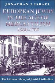 Tapa de European Jewry in the Age of Mercantilism, 1550-1750