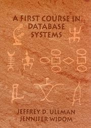Tapa de A first course in database systems