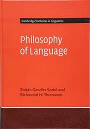 Tapa de Philosophy of Language