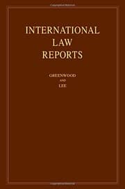 Tapa de International Law Reports