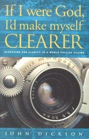 Tapa de If I Were God, I'd Make Myself Clearer