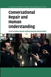Tapa de Conversational repair and human understanding