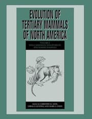 Tapa de Evolution of Tertiary Mammals of North America