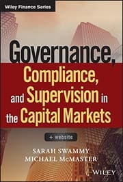 Tapa de Governance, Compliance and Supervision in the Capital Markets, + Website