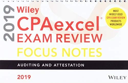 Tapa de Wiley CPAexcel Exam Review 2019 Focus Notes