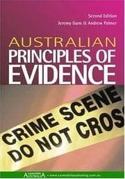 Tapa de Australian principles of evidence
