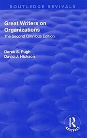 Tapa de Great Writers on Organizations