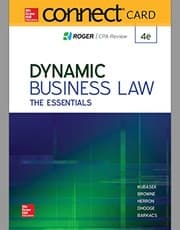 Tapa de Connect Access Card for Dynamic Business Law