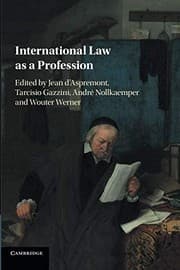 Tapa de International Law as a Profession