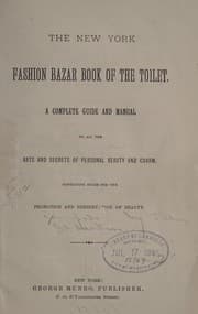 Tapa de The New York fashion bazar book of the toilet