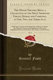 Tapa de The Minor Theatre, Being a Collection of the Most Approved Farces, Operas, and Comedies, in One, Two, and Three Acts, Vol. 5