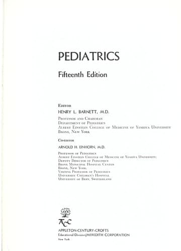 Tapa de Pediatrics