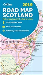 Tapa de 2019 Collins Road Map Scotland