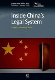 Tapa de Inside China's Legal System