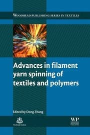 Tapa de Advances in Filament Yarn Spinning of Textiles and Polymers