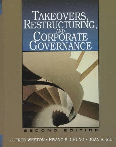 Tapa de Takeovers, restructuring, and corporate governance