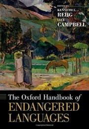 Tapa de The Oxford Handbook of Endangered Languages