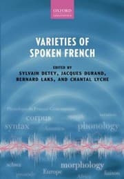 Tapa de Varieties of Spoken French