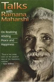 Tapa de Talks With Ramana Maharshi