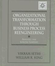 Tapa de Organizational transformation through business process reengineering