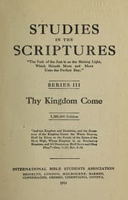 Tapa de Studies in the Scriptures