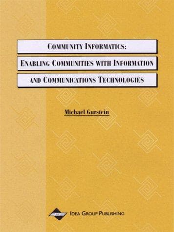 Tapa de Community Informatics