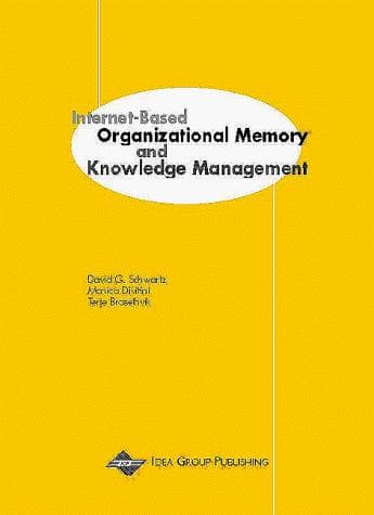 Tapa de Internet-based organizational memory and knowledge management