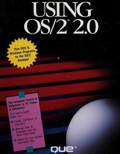 Tapa de Using OS/2 2.0
